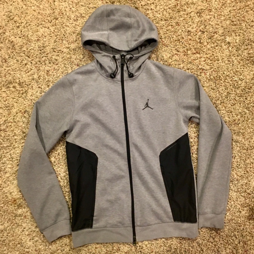 JORDAN AIR DRI-FIT MENS STATEMENT FLEECE ZIP UP JACKET
